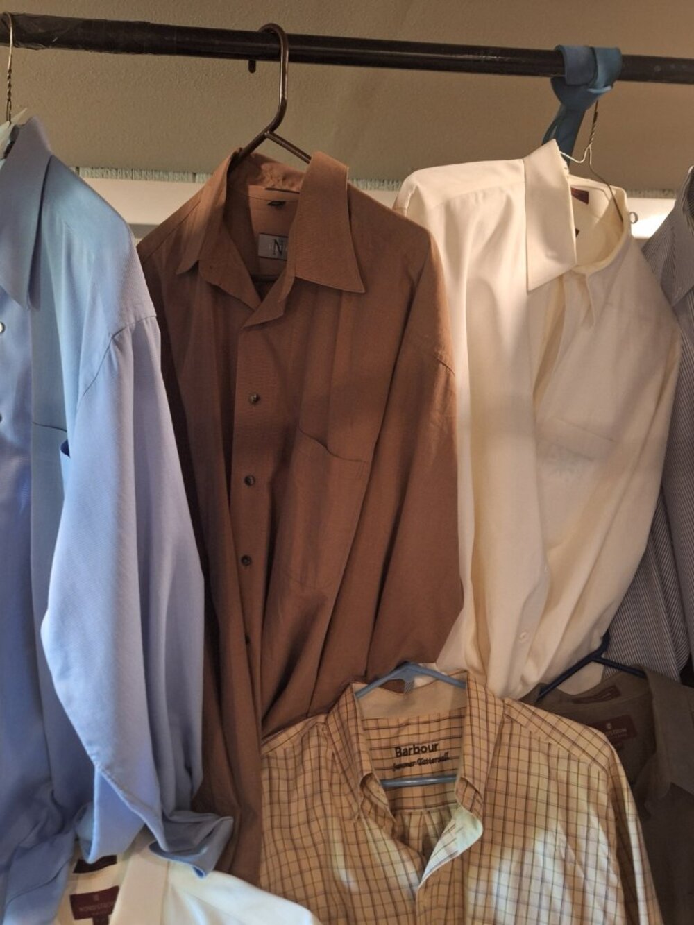 7 men's dress shirts bundle, nordstrom, barbour, 17 -37 - Picture 16 of 16